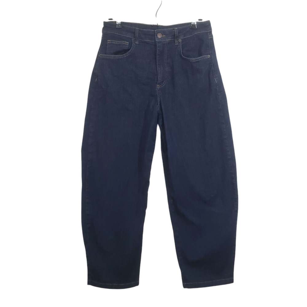 Blue Ankle Cropped Jeans